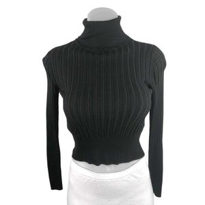 Sales 😎Zara Ribbed Black Turtleneck Sweater♥️