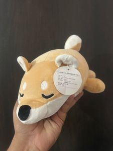Shiba Inu plush toy features soft, marshmallow
