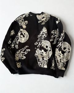 Men's Black Moon &amp; Astronaut Knit Sweater
