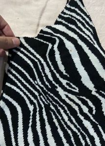 Zebra Print Crop Top