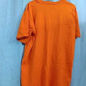 Men's Orange Polo T-Shirt