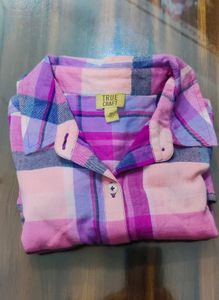 Chic Plaid Cold Shoulder Tunic Top