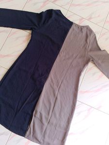 Colorblock Midi Dress
