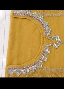 yellow Kurta Set with Palazzo