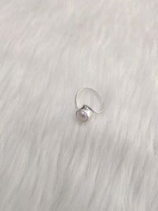 Pure Silver Pearl Ring For Women Nd Girl's