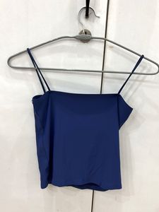 Solid Navy Blue Camisole Top