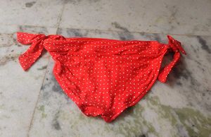 Red Polka Dot Bikini Bottom