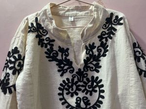 Elegant Embroidered Kurta