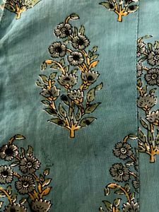 Elegant Floral Print Kurta