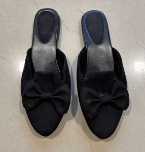 Black Bow Flats/ Mules