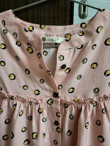 Pink Polka Dot Blouse