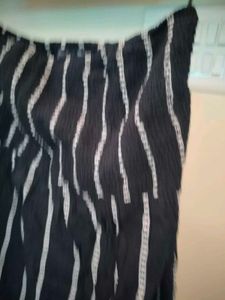 Black Striped Strappy Dress