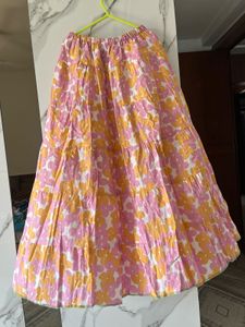 Floral Tiered Skirt