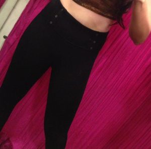 Black High Waist Pants