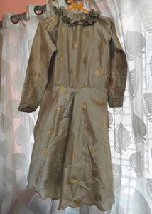 Elegant Brocade Kurta Suit.
