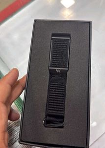 WOOP Classic Black Nylon Watch Strap