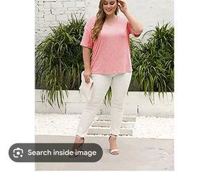 Pink V-Neck T-Shirt