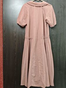 Pink Collared Midi Dress