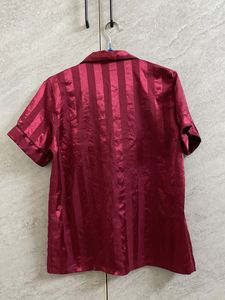 Silky Striped Pajama set