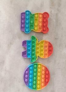 Rainbow Pop-It Fidget Toys Set