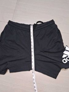 size M Adidas Black Logo Shorts of 1