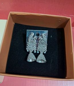 cute silver designer earrings