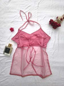 Dreamy y2k halter Backless top🌷