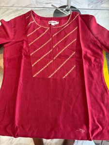 Fabindia Kurta with Indian Motifs