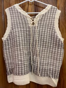 Oversized Lightweight Korean Gradient Sweater Vest