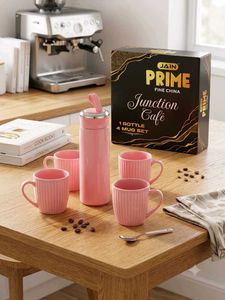 Pink Mug and Water Bottle Set in various clr