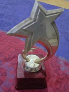 Silver Star Trophy Award