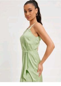 Elegant Light Green Maxi Dress