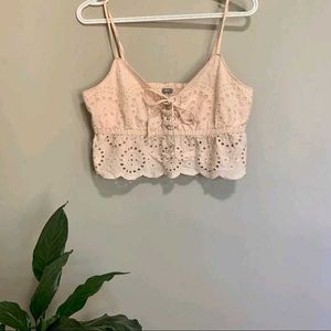 Peach Crop Top With A Low Price