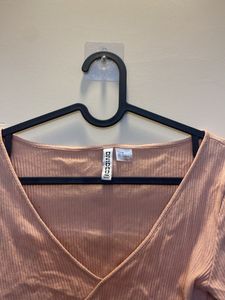 Cute Pink Wrap Top