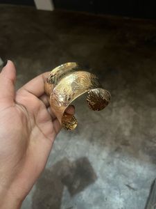 Ornate Gold Cuff Bracelet