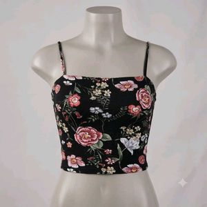 Floral Print❤️‍🔥 Cropped Cami Top