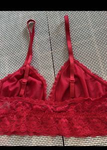 H&amp;M Lace Bralette - Red