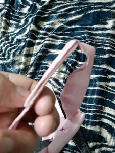 2 Satin Ties - Pink &amp; Black