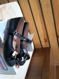 CuteWalk Girls Black Mary Jane Shoes
