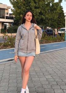 dubble layers Grey Zip-Up Hoodie