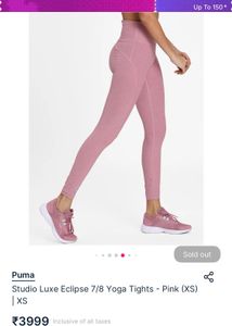 Women's Pink Active Leggings