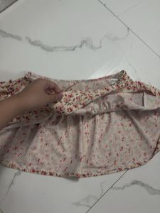 Floral Mini Skirt