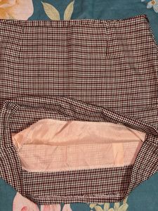 Trendy Plaid Mini Skirt