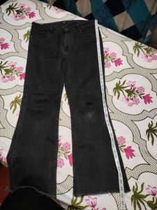 💕Charcoal Black Washed Bootcut Jeans