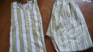 Striped Cotton Pajama Set