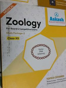 Aakash Medical Zoology Study Packages (Set of 3)