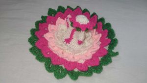 Handmade Crochet lotus wali Dress
