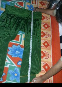Elegant Green &amp; Orange Kurta Set