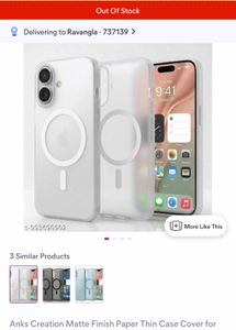 Matte Finish Paper Thin Case Cover