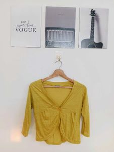 Mustard Yellow Cardigan